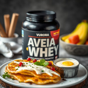 Panqueca de Aveia e Whey do Sabor Tropical