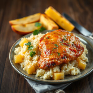 Frango Grelhado com Batata-Doce ao Sabor Brasileiro