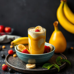 Aveia Energética com Banana e Mel