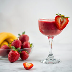 Smoothie Energético de Frutas Vermelhas com Aveia